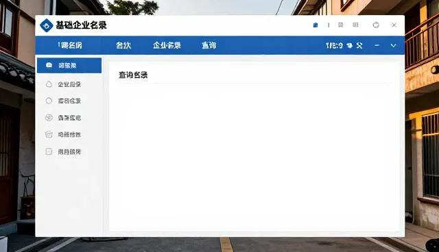 基础企业名录查询的使用与维护建议
